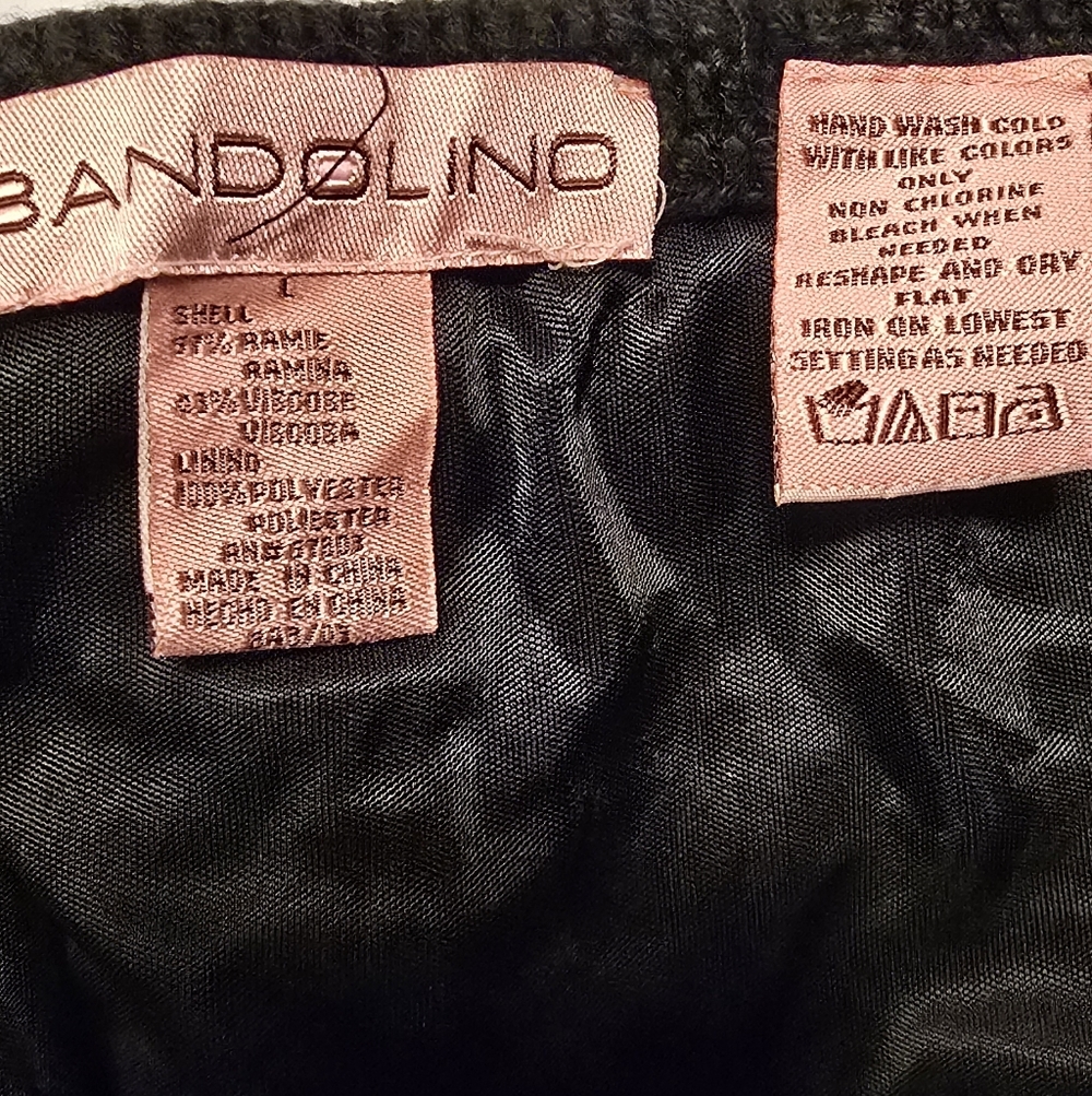 Bandolino Black Crochet Maxi Skirt - Picture 5 of 11